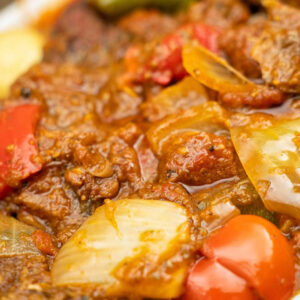 Tomato Stew (with protein of choice)
